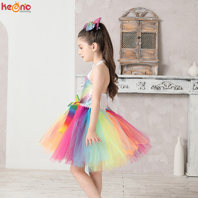 Rainbow Sequins Girl Princess  - Glitter Tablecloth recension och pris