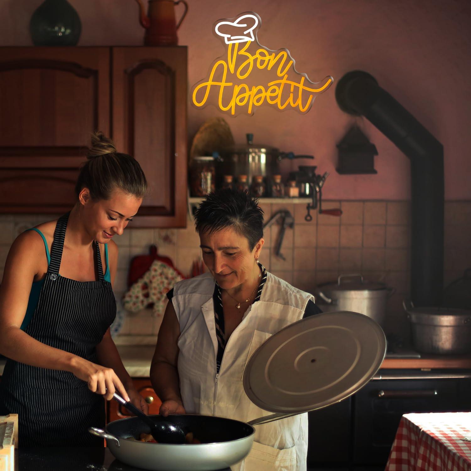 Bon Appetit Chef Hat Neon Sign - Neon Sign Party recension och pris