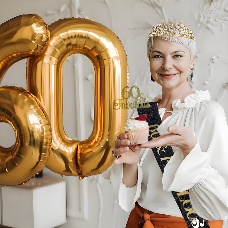 30- 50th  Birthday Anniversary - Birthday Sash Glitter recension och pris
