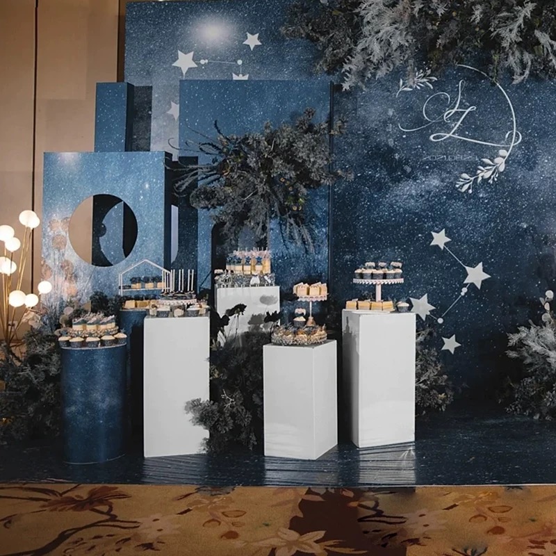 White Column Flower Vase 10pcs - Dessert Table Backdrop recension och pris