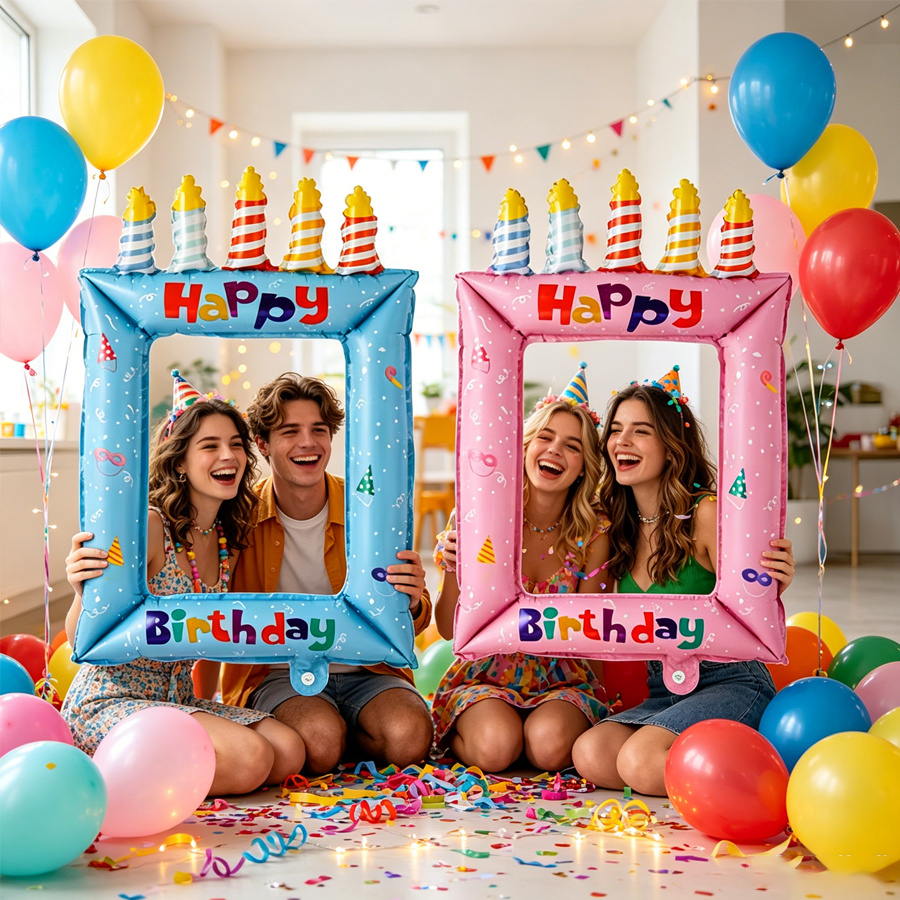 28-inch Princess Theme Balloon - Photo Booth Frame recension och pris