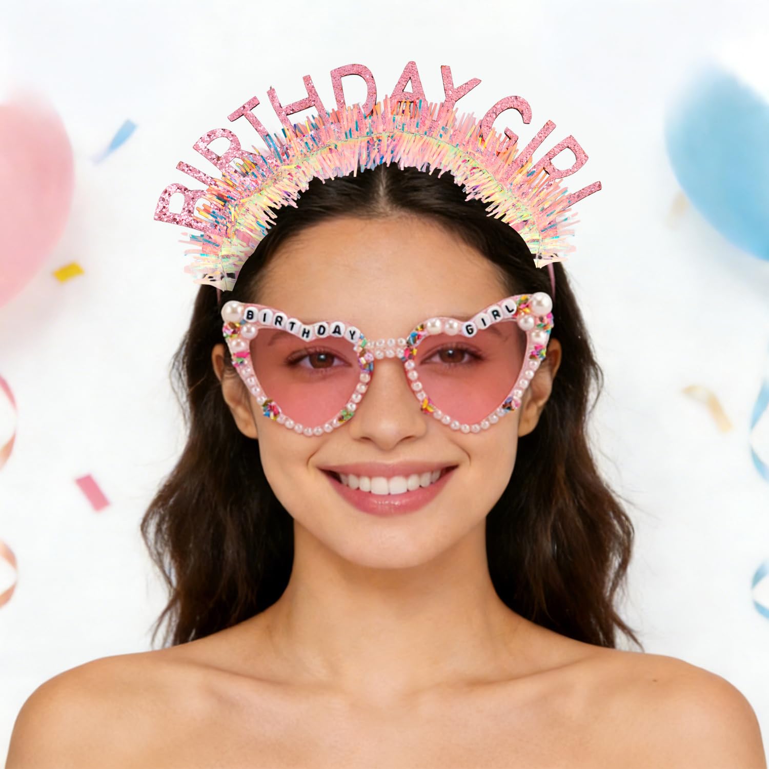 Birthday Girl Headband Sash Su - Birthday Sash Glitter recension och pris