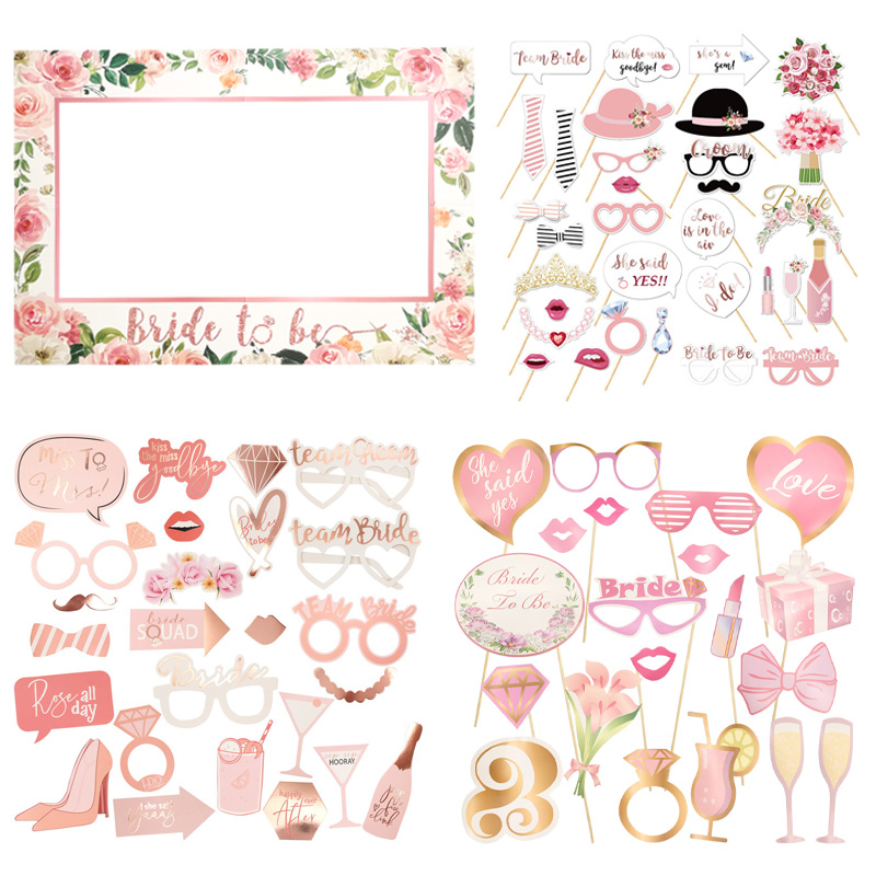Bride To Be Photo Booth Props  - Photo Booth Frame recension och pris