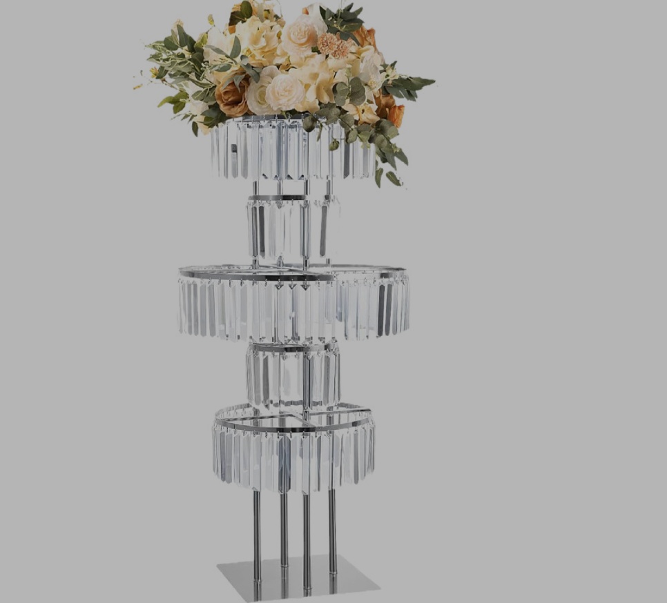 4 PCS Flower Rack Crystal Road - Party Event Supply Store recension och pris