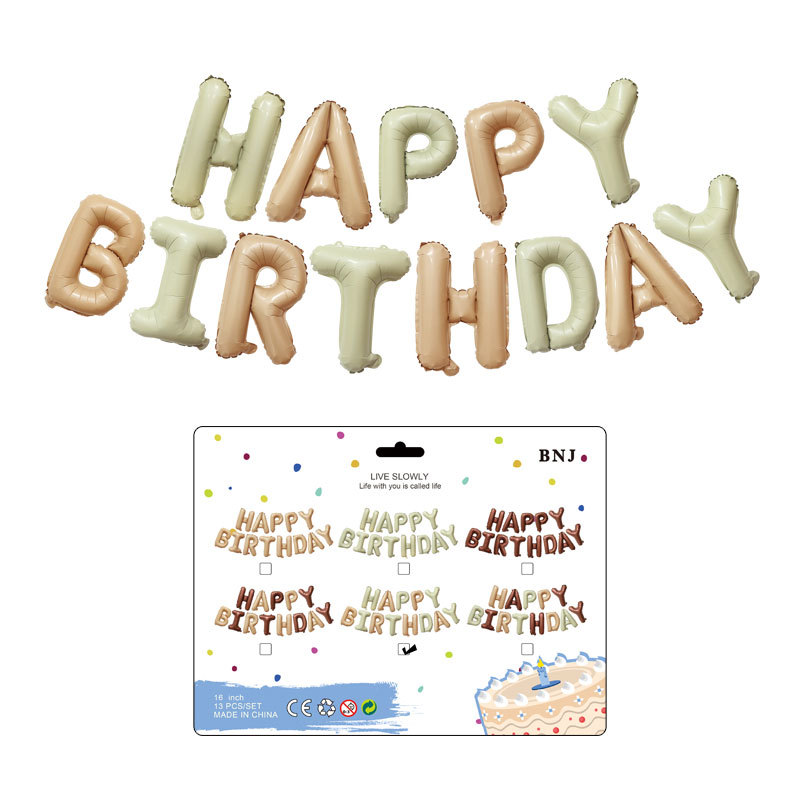 16Inch Gold Blue Happy Birthda - Party Banner Gold recension och pris