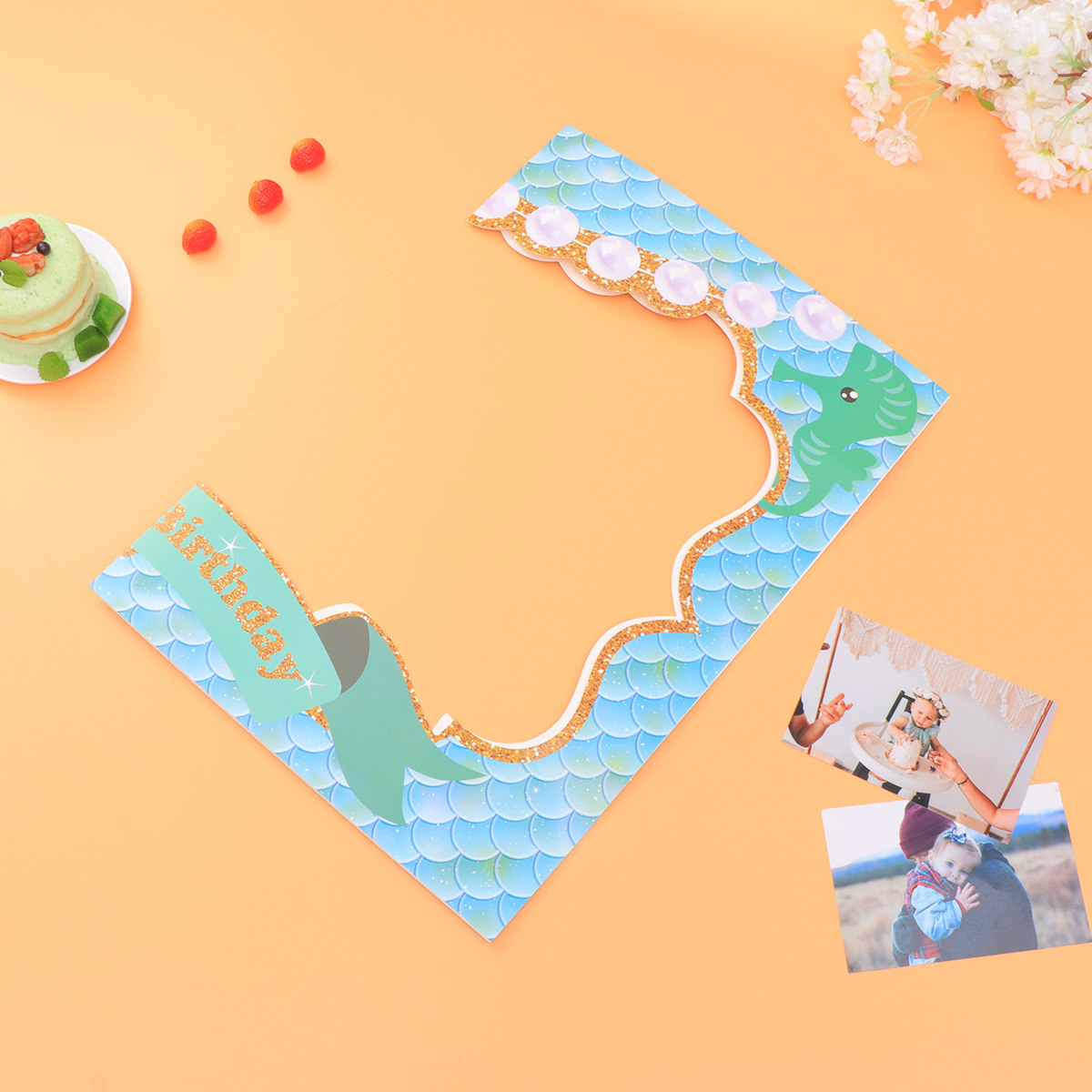 Photo Props Paper Frame Birthd - Photo Booth Frame recension och pris