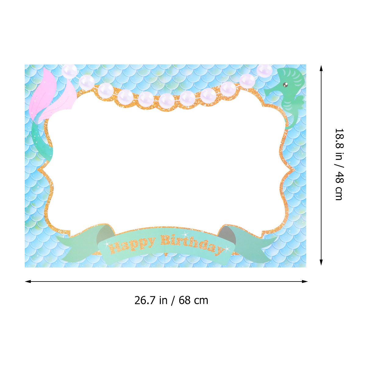 Photo Props Paper Frame Birthd - Photo Booth Frame recension och pris