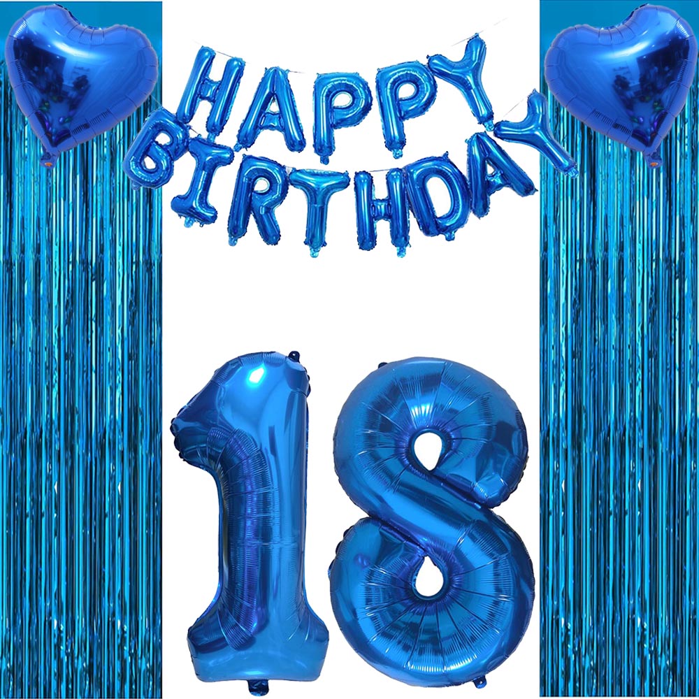 Happy Birthday Banner Balloon  - Party Banner Gold recension och pris