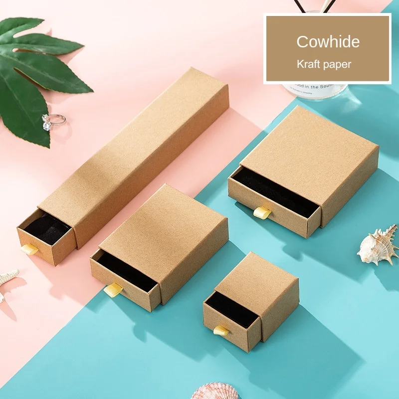 1pc Jewellery Boxs Khaki Cardb - Event Party Box recension och pris