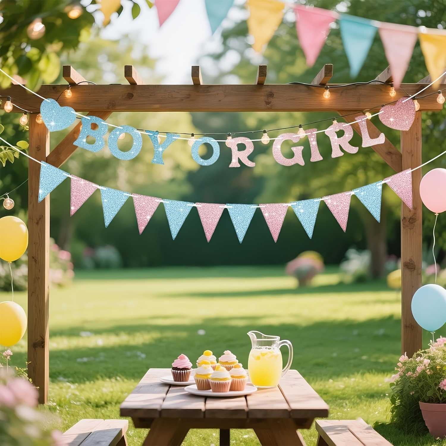 Gender Reveal Party Supplies O - Confetti Cannon Tube recension och pris