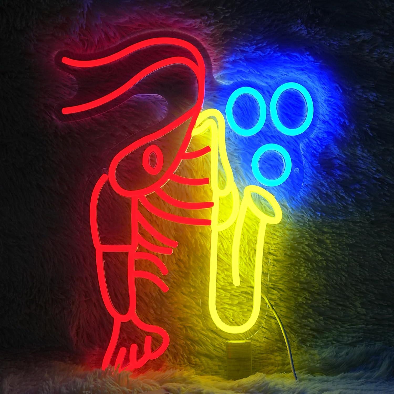 Lobster Saxophone Neon Sign Ja - Neon Sign Party recension och pris