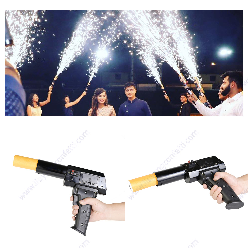 Cold Pyro Gun Hand Held Shoote - Confetti Cannon Tube recension och pris