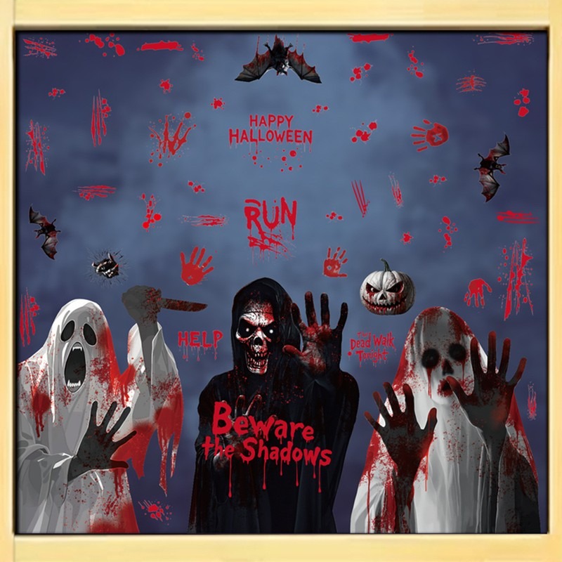Halloween Window Clings Ghost  - Party Event Supply Store recension och pris