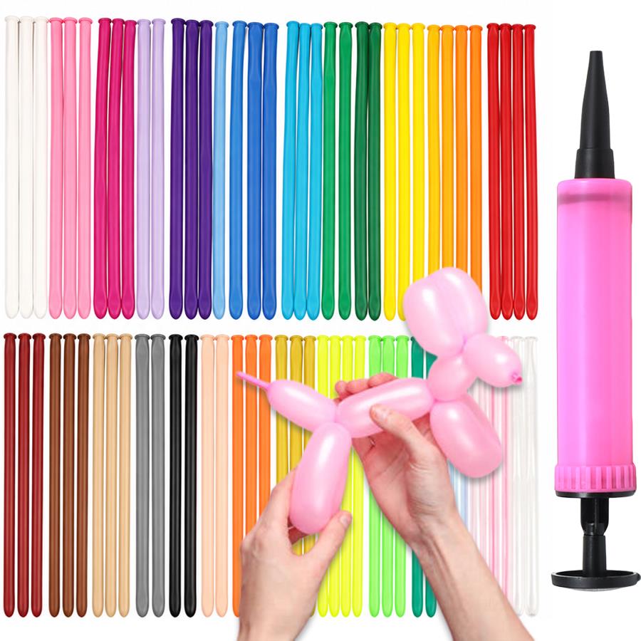 101/201pcs Long Strip Balloon  - Balloon Pump Hand recension och pris
