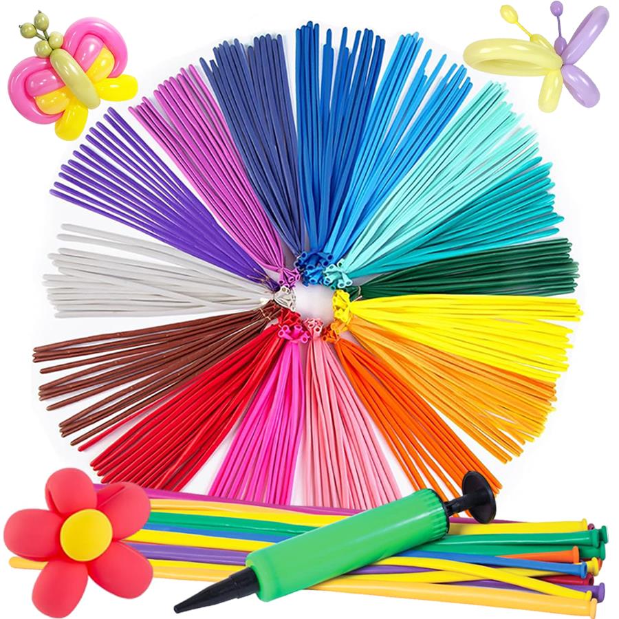 101/201pcs Long Strip Balloon  - Balloon Pump Hand recension och pris