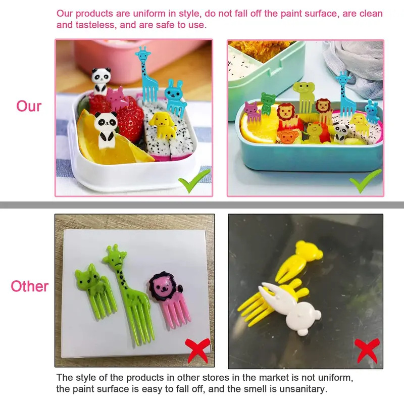 10-70pc Fruit Forks Toothpicks - Centerpiece Stick recension och pris