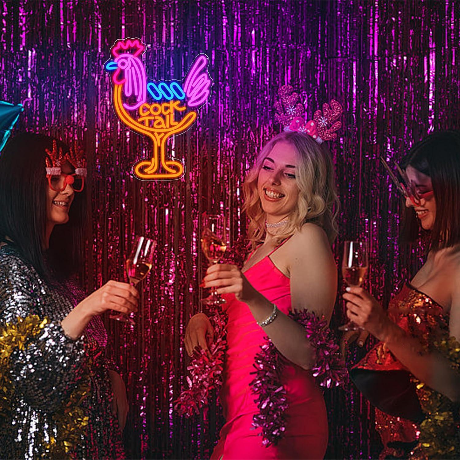 Cocktail Neon Sign USB Dimmabl - Neon Sign Party recension och pris